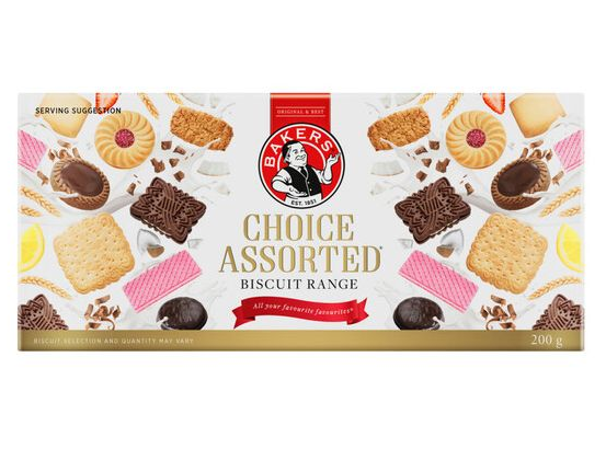 Bakers Choice Assorted 200g - 12 Pack
