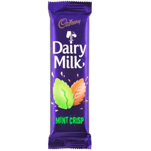 Cadbury Dairy Milk Mint Crisp 80g - 24 Pack