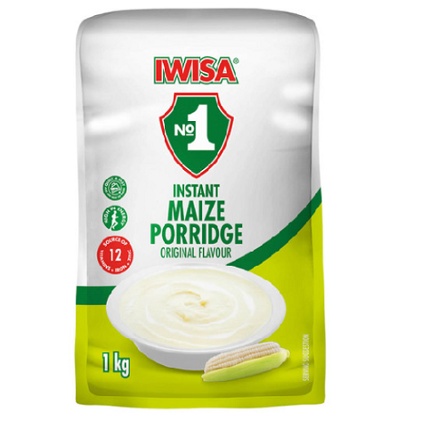 Iwisa Instant Porridge Original 1kg - 10 Pack