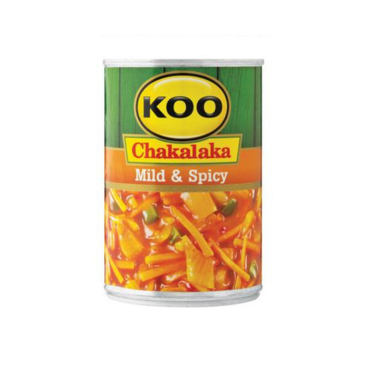 Koo Chakalaka Mild and Spicy 410g - 12 Pack