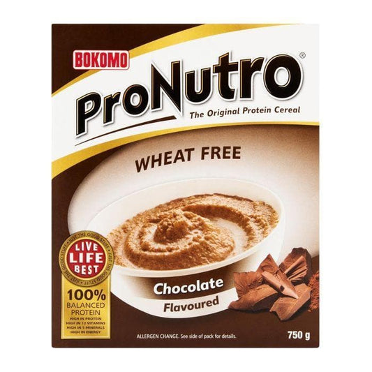 Bokomo Pronutro Wheat Free Chocolate Cereal 500g - 12 Pack